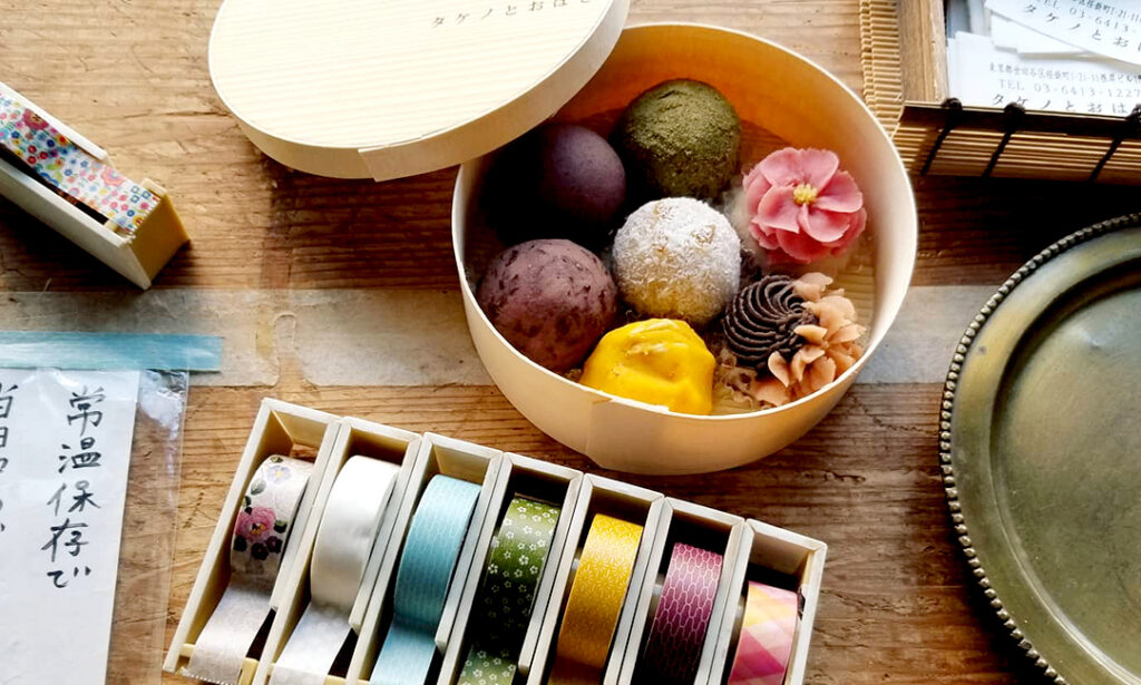 おすすめ和菓子① 世田谷「タケノとおはぎ」｜華やか花型おはぎ